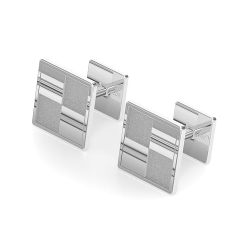 14 k white gold King Board cuffins