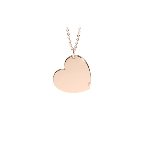 14 k rose gold Inima Copiilor M Pendant