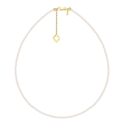 Colier Selma cu perle de 4/5 mm, din aur galben 14 KT