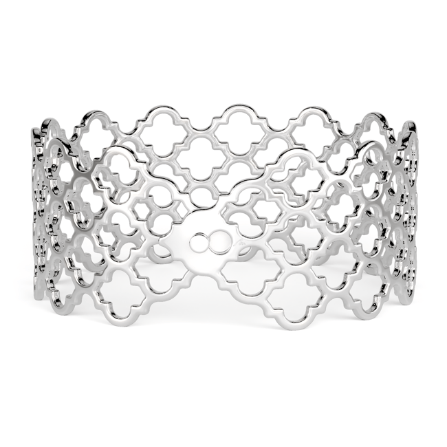 14 KT white gold Mouna bracelet