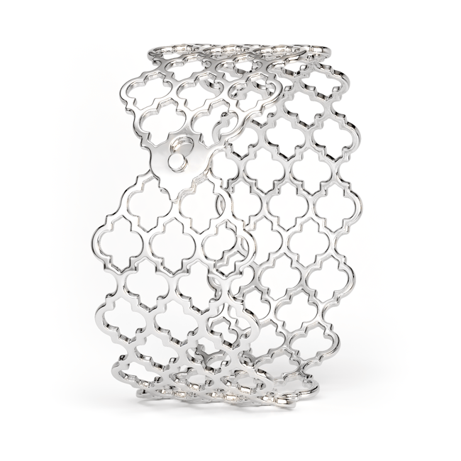 14 KT white gold Mouna bracelet