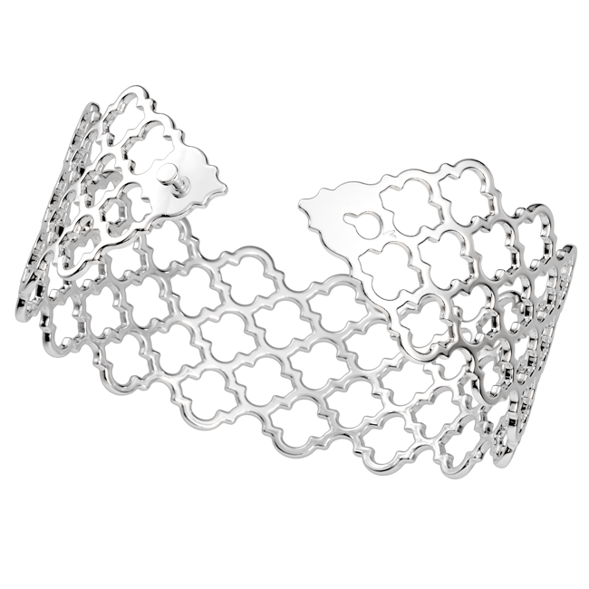 14 KT white gold Mouna bracelet