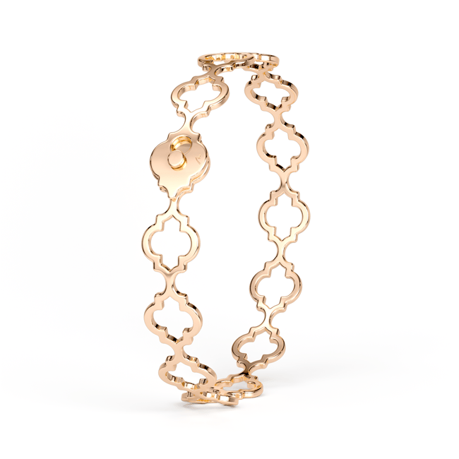 14 KT rose gold Noura bracelet
