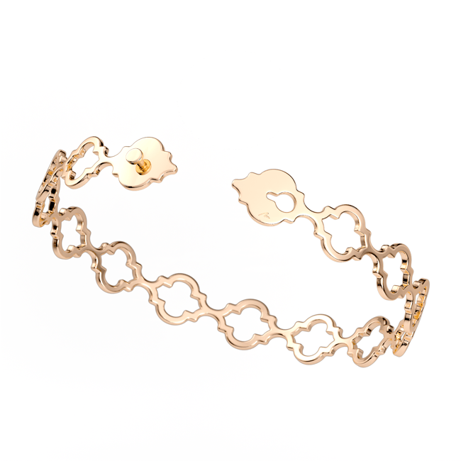 14 KT rose gold Noura bracelet