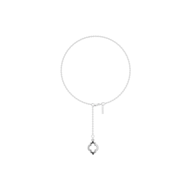 14 KT white gold Samira ankle bracelet