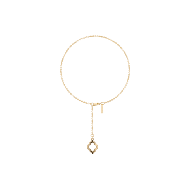 Bratara de picior din aur galben 14 KT, Samira