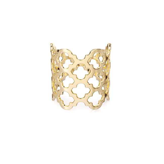14 KT yellow gold Rania ring