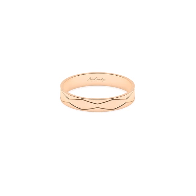 Verigheta aur roz 14 KT, medie, model Infinity Graphic
