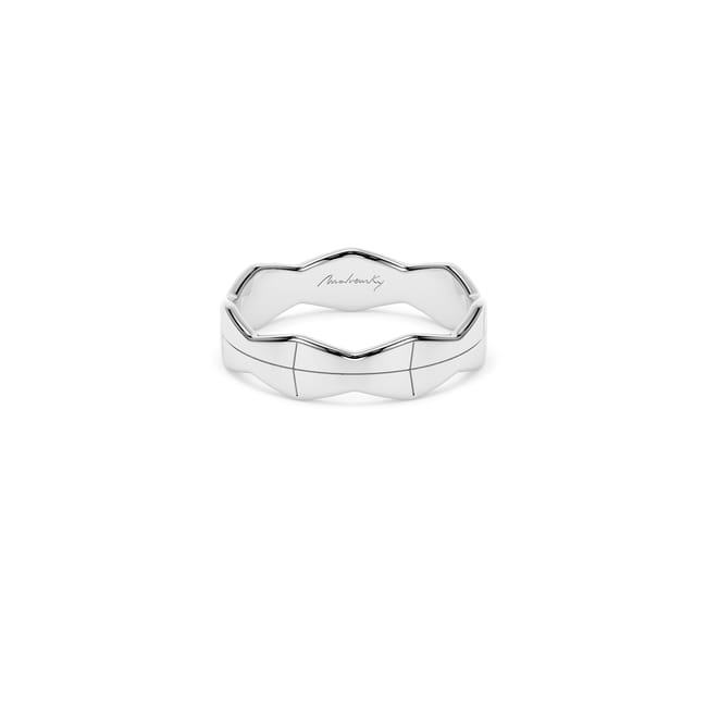Verigheta aur alb 14 KT, lata, model Infinity