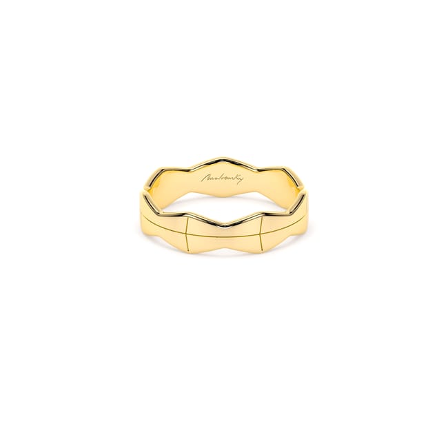 Verigheta aur galben 14 KT, lata, model Infinity