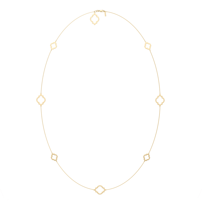 14 KT yellow gold Amina necklace