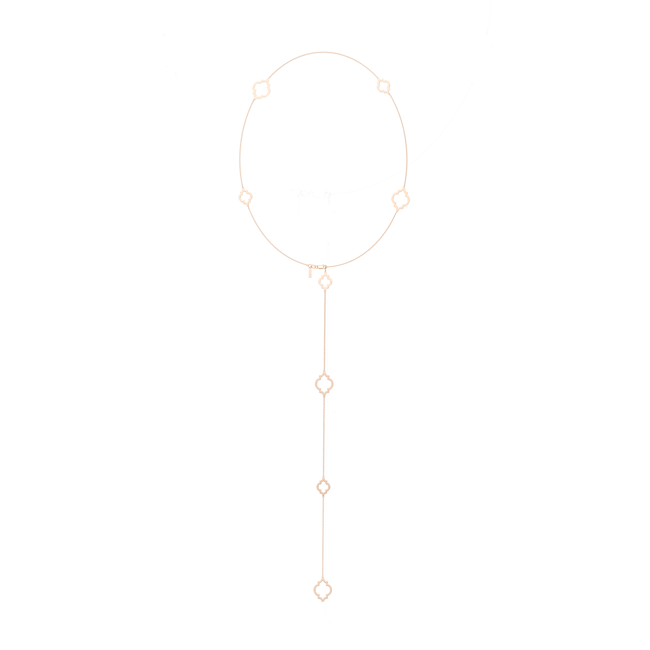 14 KT rose gold Amina necklace