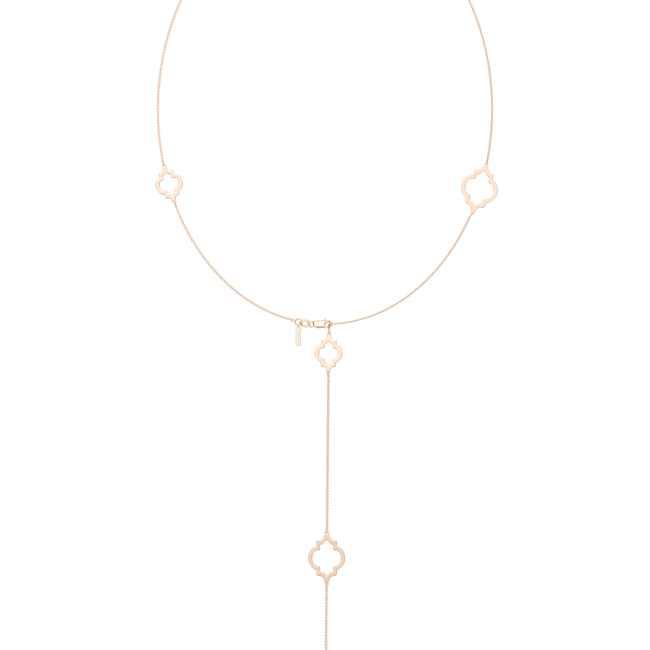 14 KT rose gold Amina necklace