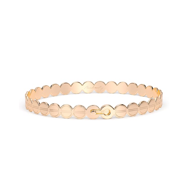 Bratara fixa din aur roz 14 KT, The Embrace