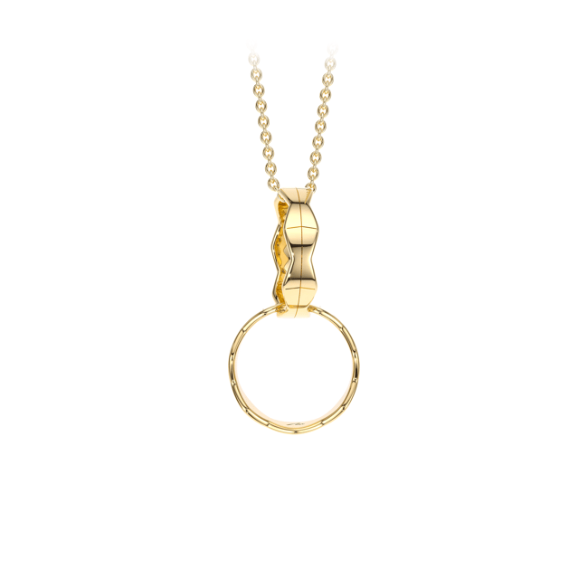 Pandantiv Twin Infinity, din aur galben 14 KT