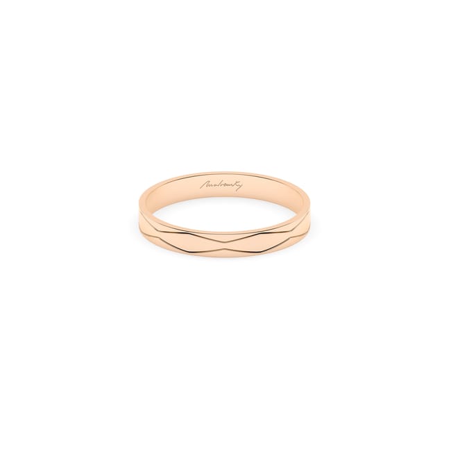 Verigheta aur roz 14 KT, subtire, model Infinity Graphic