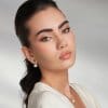 Cercei Pearls of Orient  cu perle de 10 mm, din aur roz 14 KT