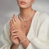 14 KT white gold 6 mm pearls Amina bracelet