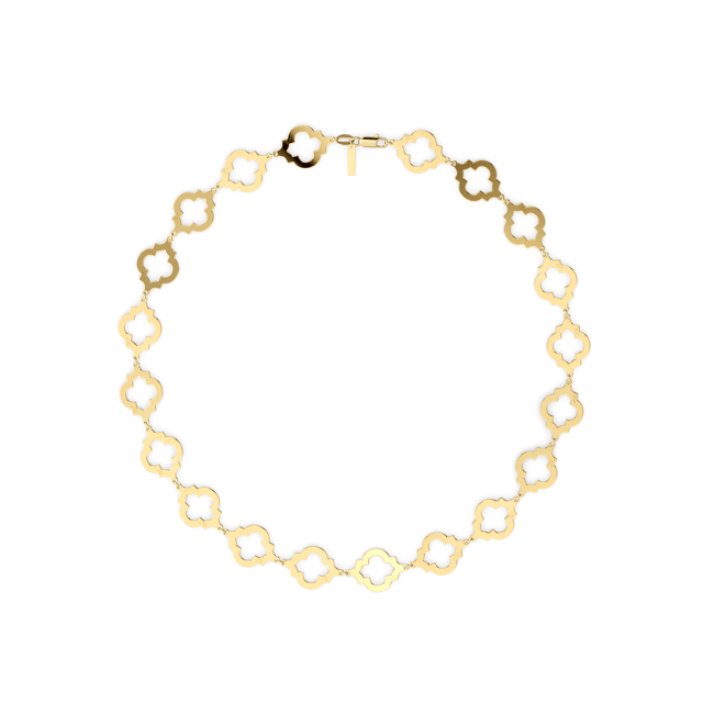 14 KT yellow gold Alma necklace