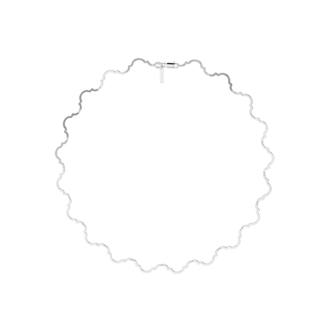 14 KT white gold Amira necklace