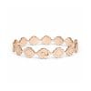 Bratara fixa din aur roz 14 KT, Noura Graphic