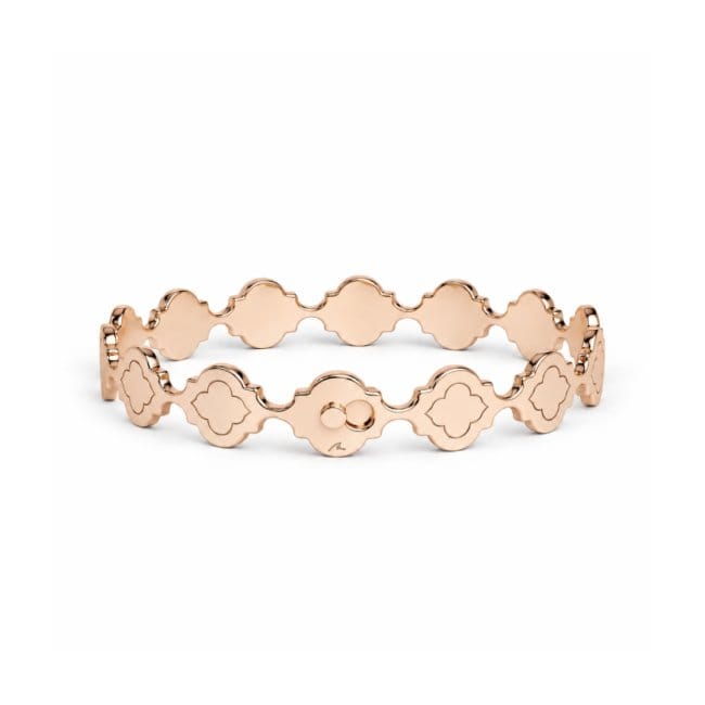 14 KT rose gold Noura Graphic bracelet