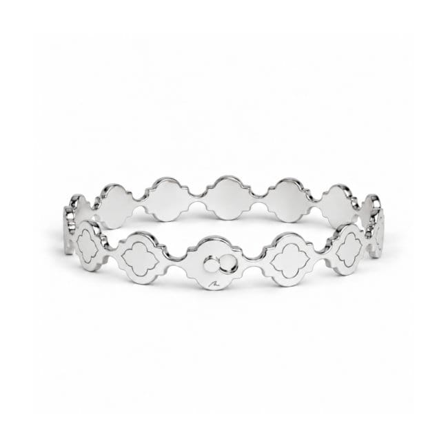 14KT white gold Noura Graphic bracelet