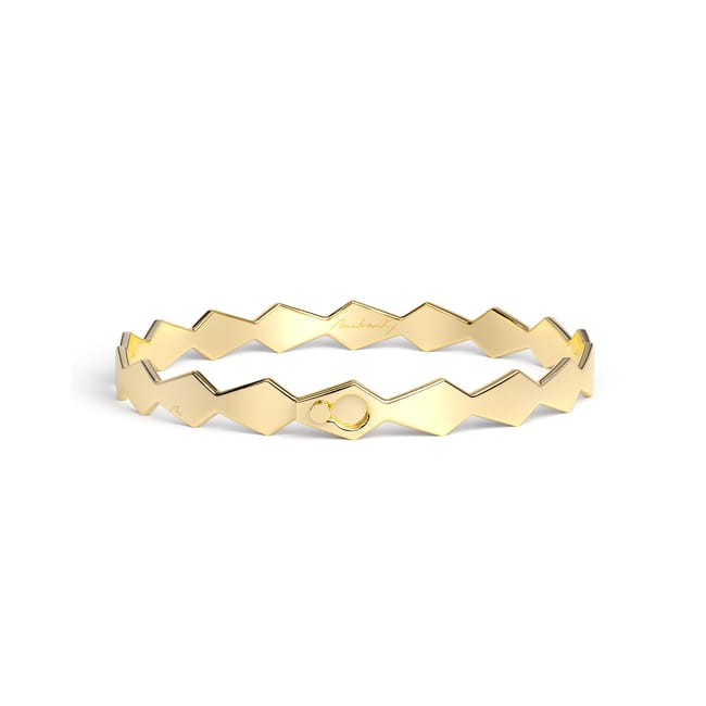 Bratara fixa din aur galben 14 KT, Grace Full