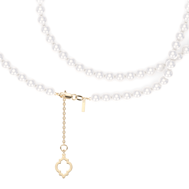 Colier perle 4/5 mm, din aur galben 14 KT, Selma