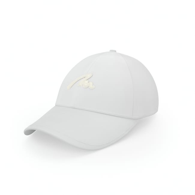 Sapca Malvensky M alba, cu logo alb
