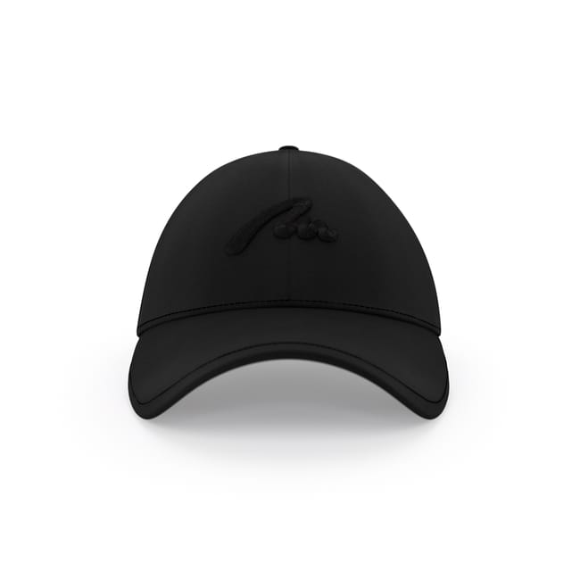 Black Malvensky M cap, with black logo