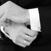 14 KT white gold King Wide ring