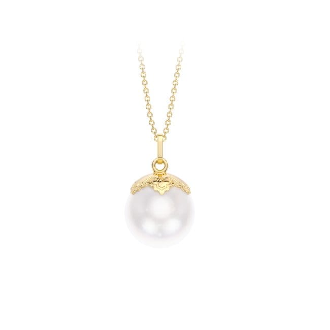 14 KT yellow gold The Pearl necklace