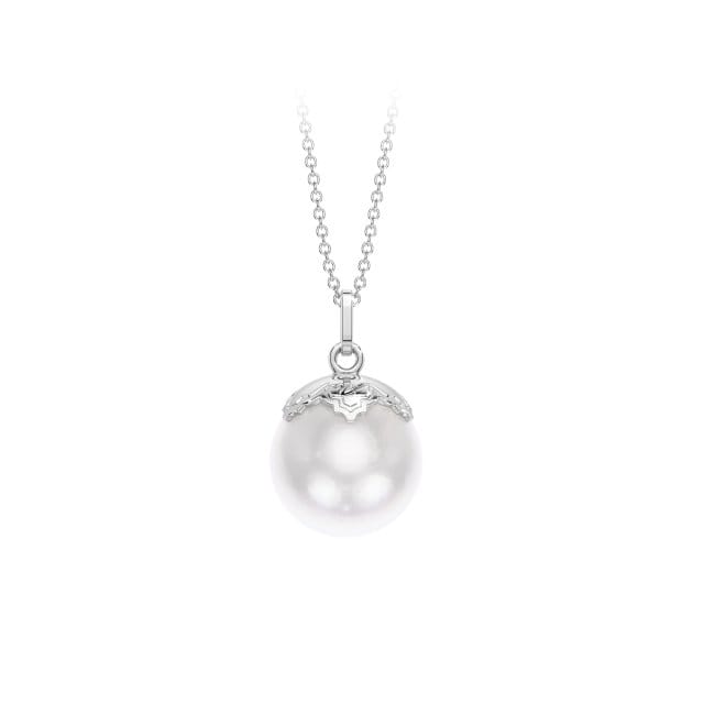 14 KT white gold The Pearl necklace