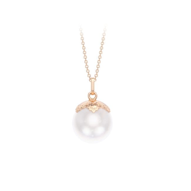 14 KT rose gold The Pearl necklace
