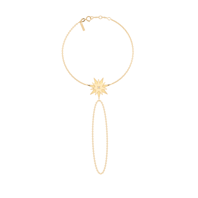 14 KT yellow gold Venus bracelet