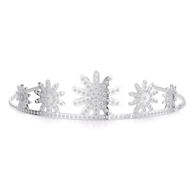 Tiara Margareta Regala, din alama placata cu paladiu si cristale