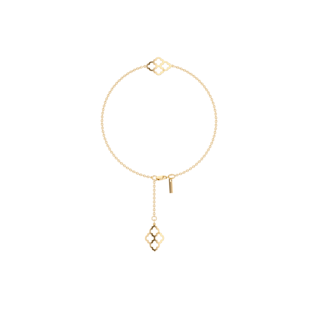 Bratara de picior din aur galben 14 KT, Amal