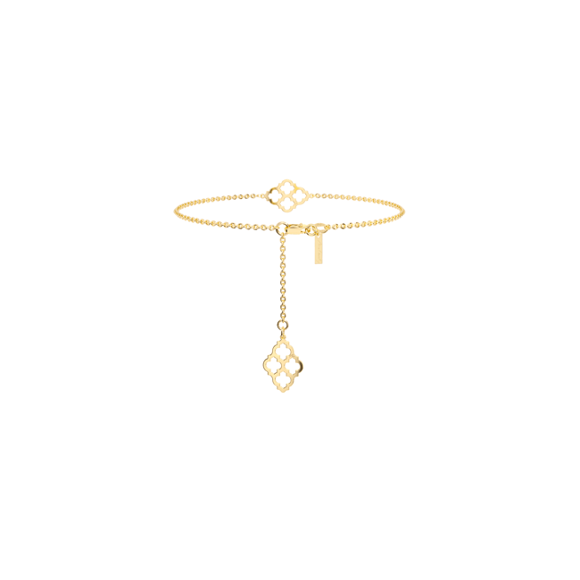 14 KT yellow gold Amal ankle bracelet