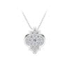 Lantisor Alaya M Diamonds, din aur alb 18 KT, cu diamante de laborator 1.19 CT