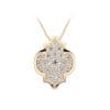 Lantisor Alaya L Diamonds, din aur galben 18 KT, cu diamante de laborator 2.10 CT