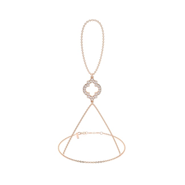 Bratara cu inel, aur roz 18 KT, diamante de laborator 0.60 CT, Amina Diamonds