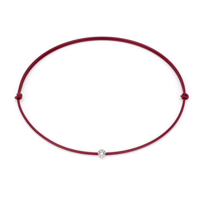 Crystal Wish bracelet on string