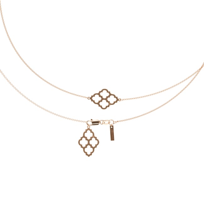 Lantisor Amal, din aur roz 14 KT