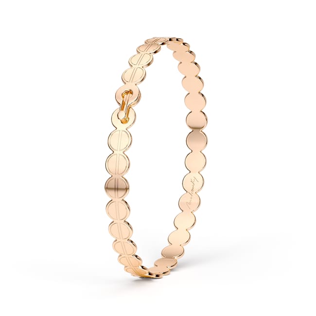 Bratara fixa The Embrace, din aur roz 14 KT