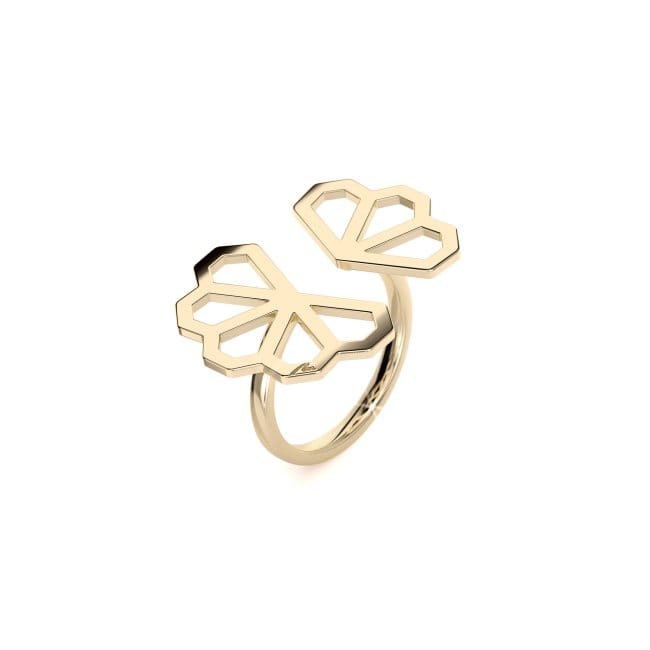 14 KT yellow gold Monte Carlo ring