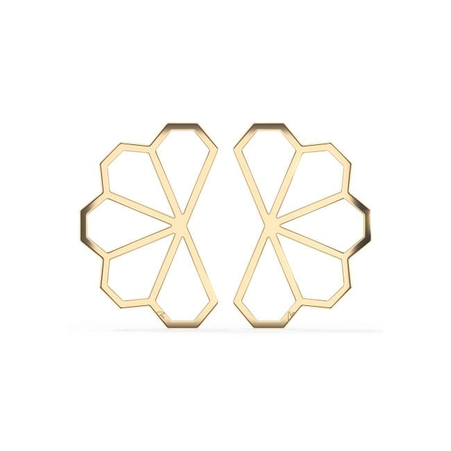 14 KT yellow gold Monte Carlo earrings