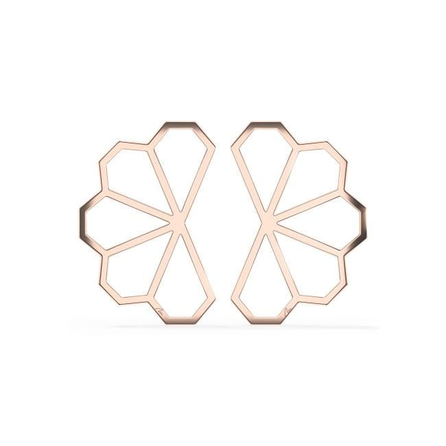 14 KT rose gold Monte Carlo earrings