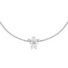 14 KT white gold Angel chain bracelet with white diamond