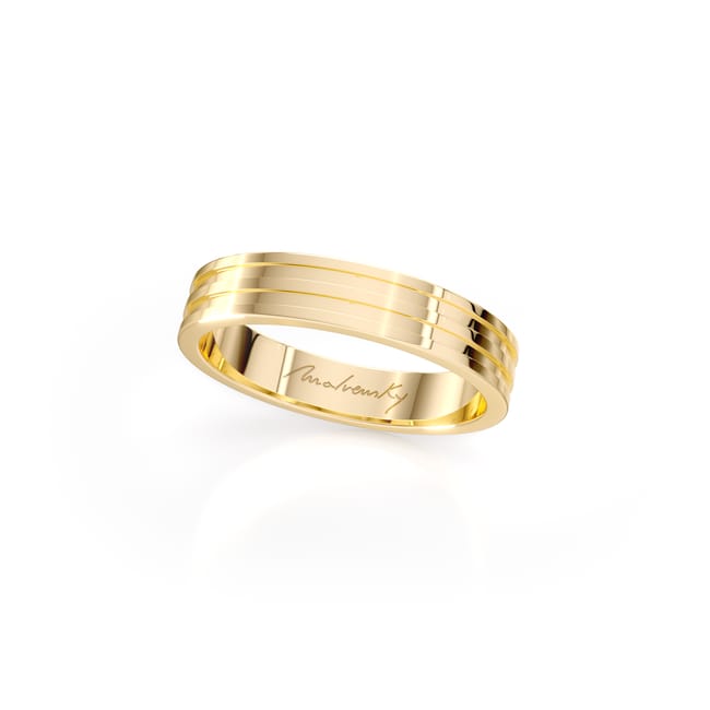 14 KT white gold Dream medium wedding ring